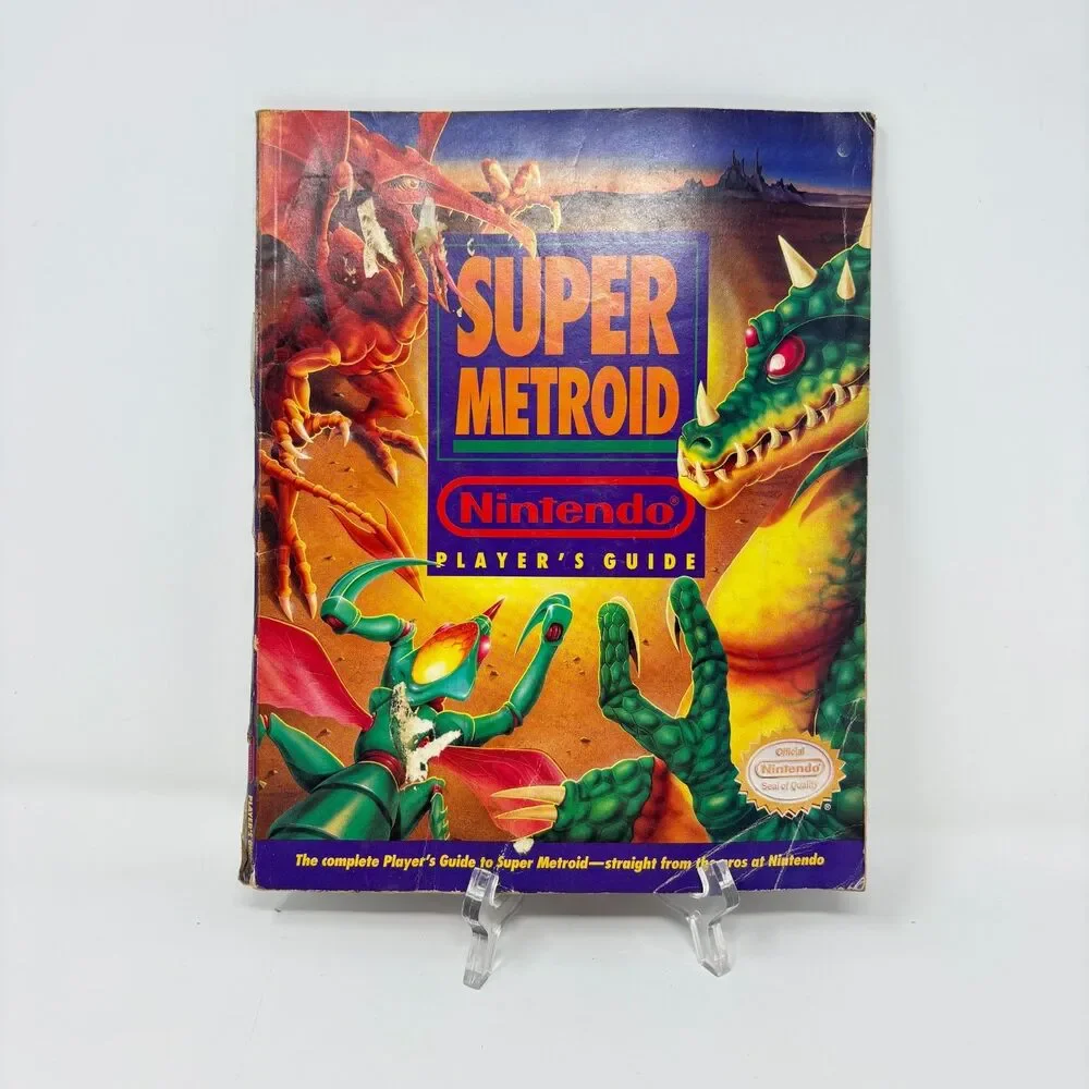 Super Metroid Official Nintendo Players Guide Super Nintendo SNES 1994 Strategy